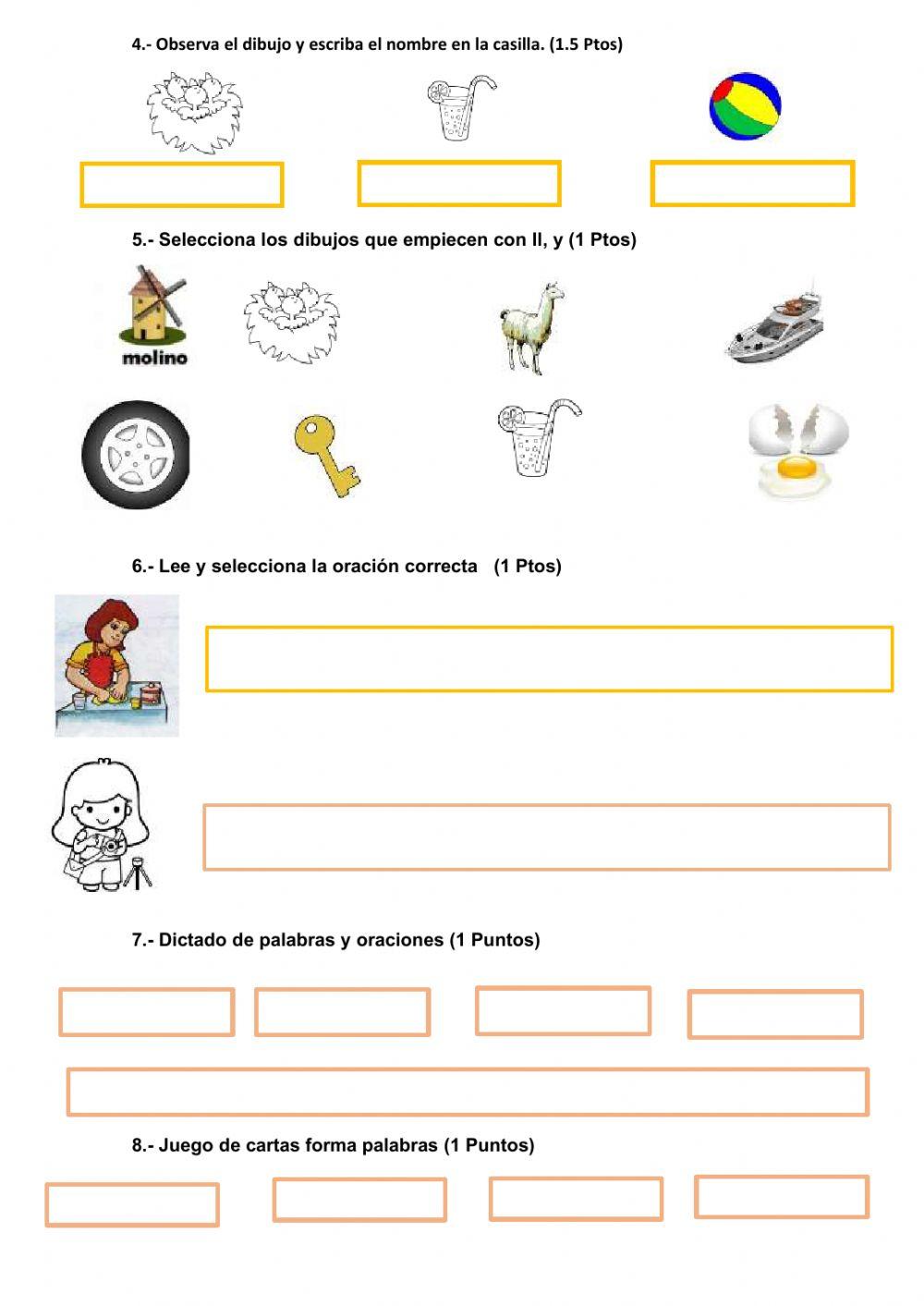 Evaluación del Primer Quimestre