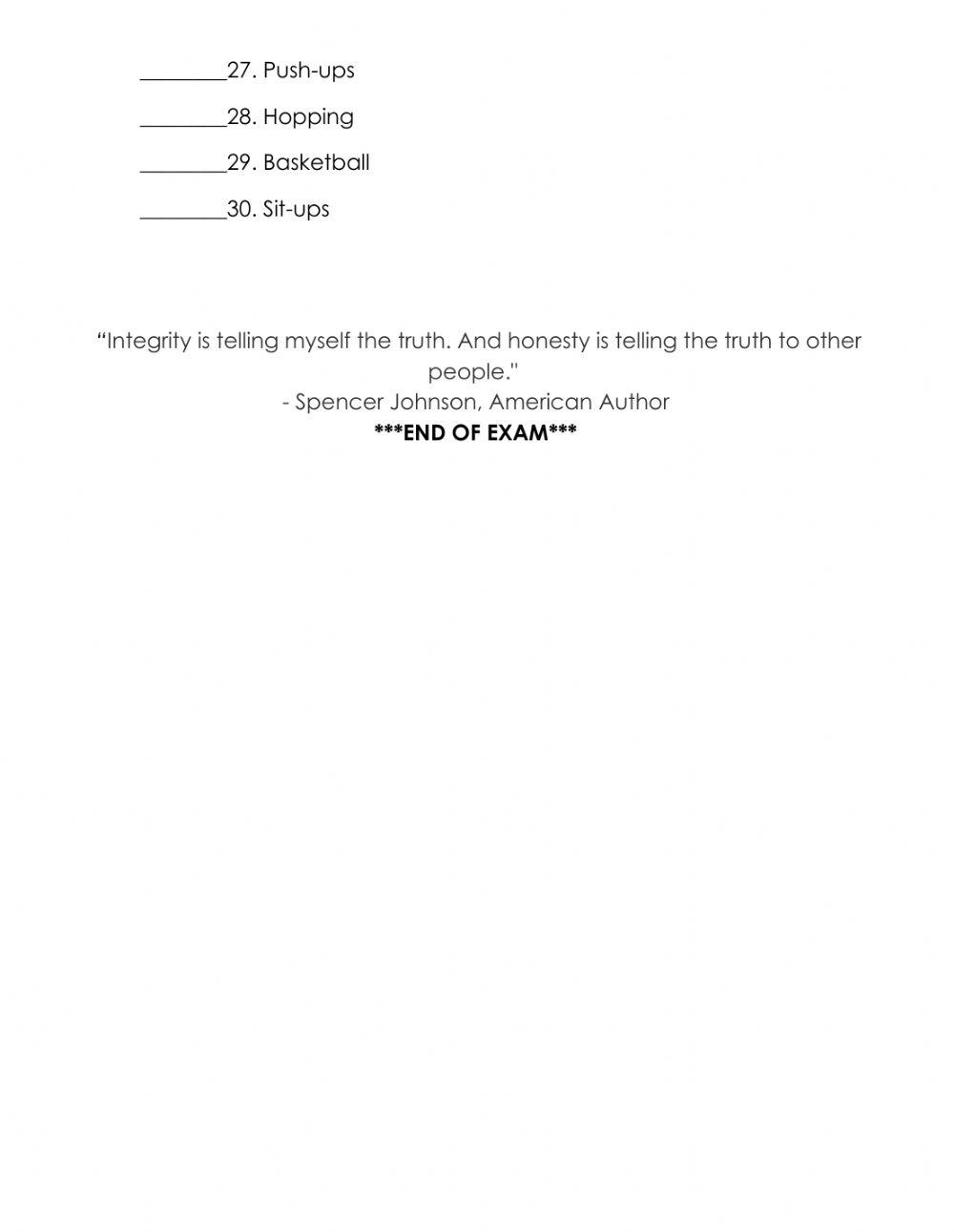 Physical Education 12