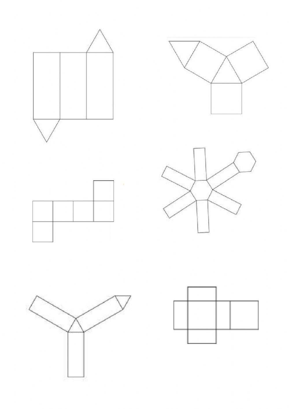 فروش المجسمات worksheet | Live Worksheets