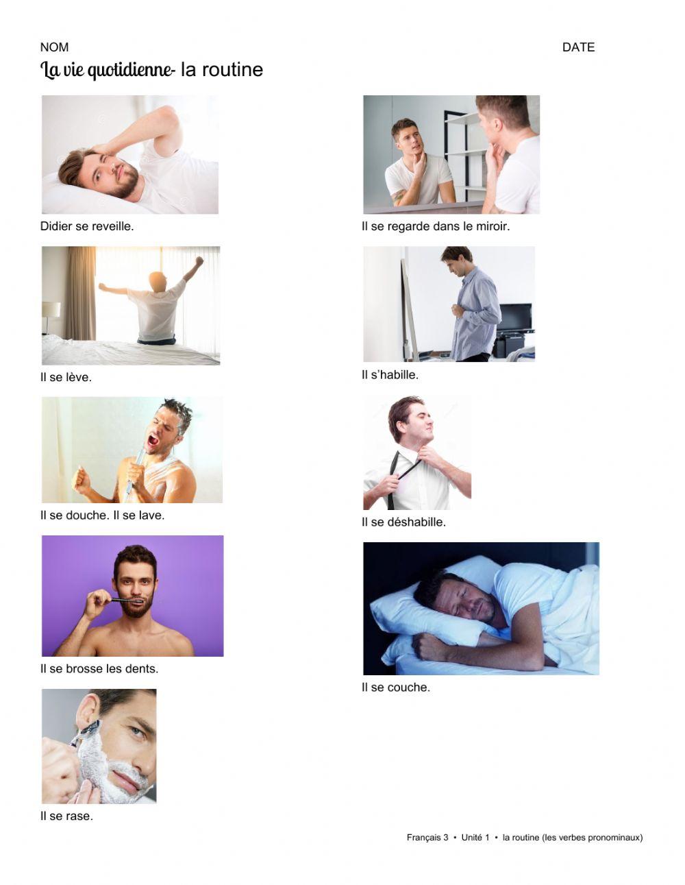 La vie quotidienne de Didier