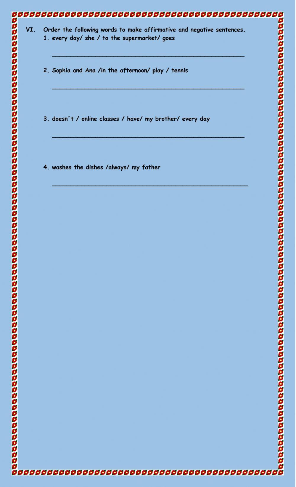 Quantifiers and Simple Present
