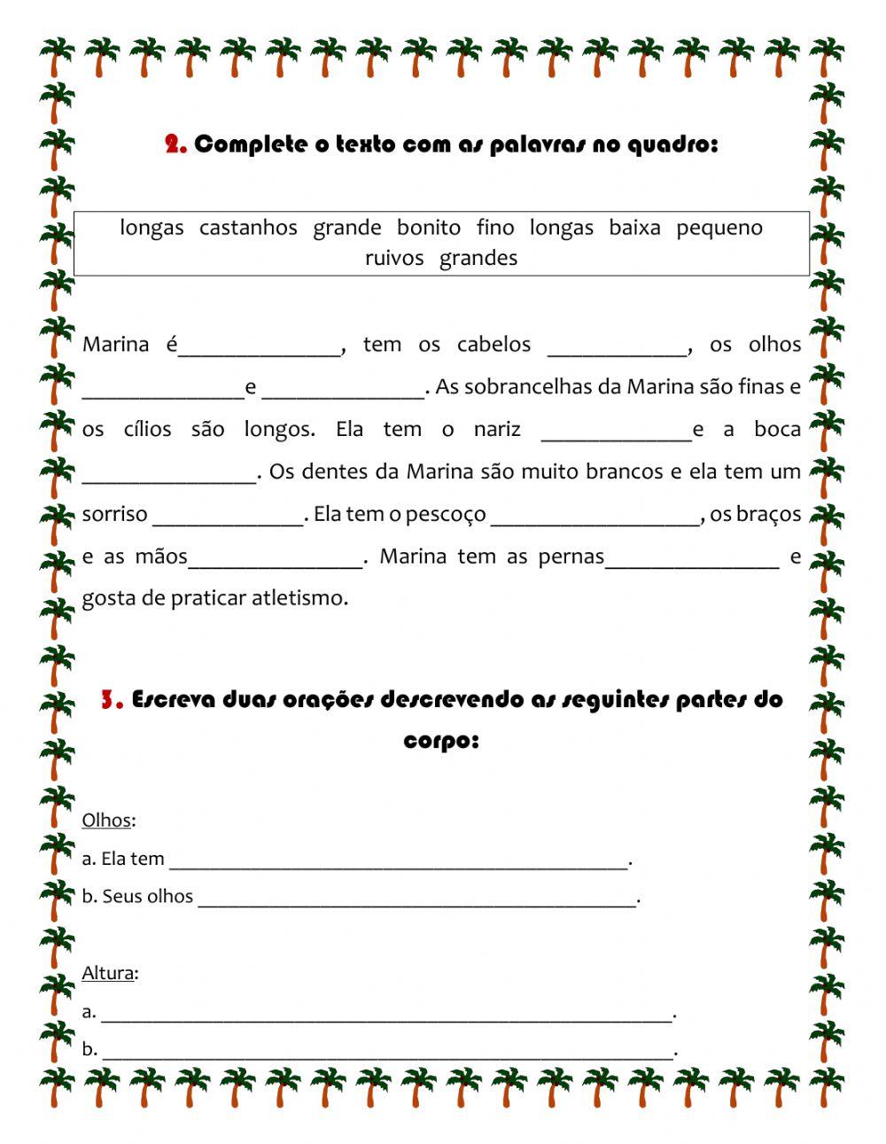 Partes do Corpo - Futuro Próximo