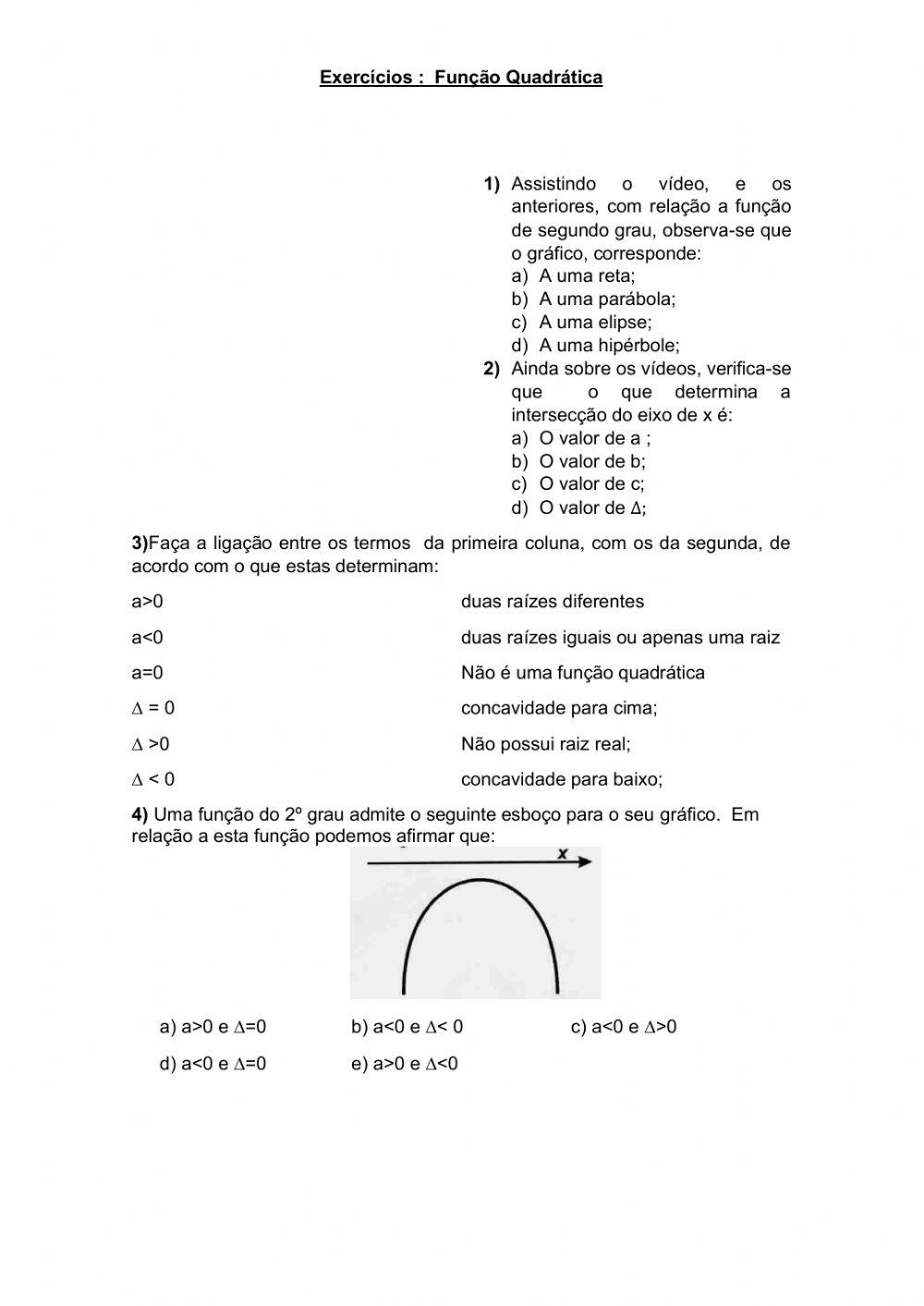 Função de segundo grau