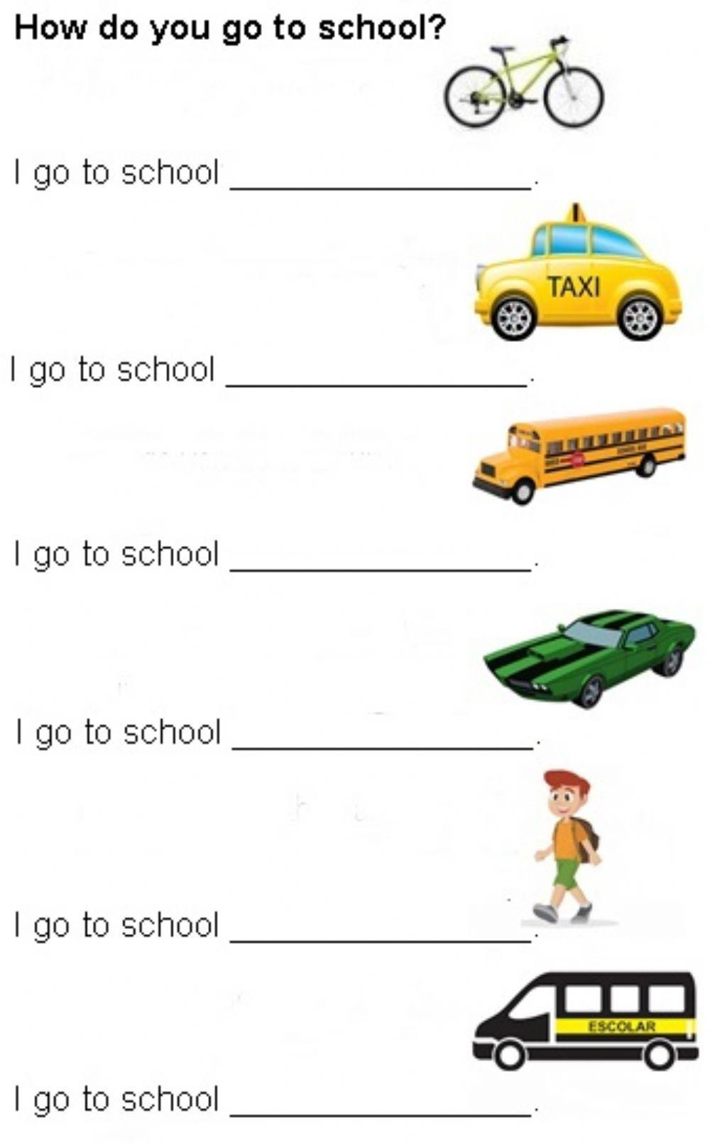 How do you go to school?
