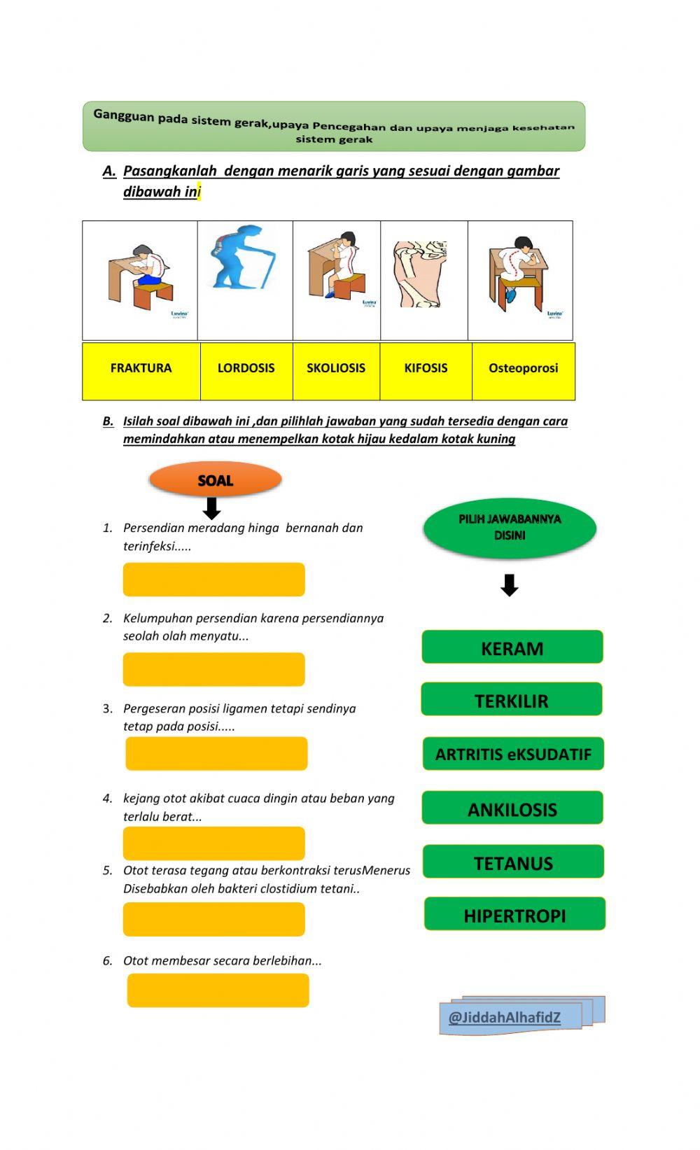 Gangguan dan kelainan pada sistem gerak