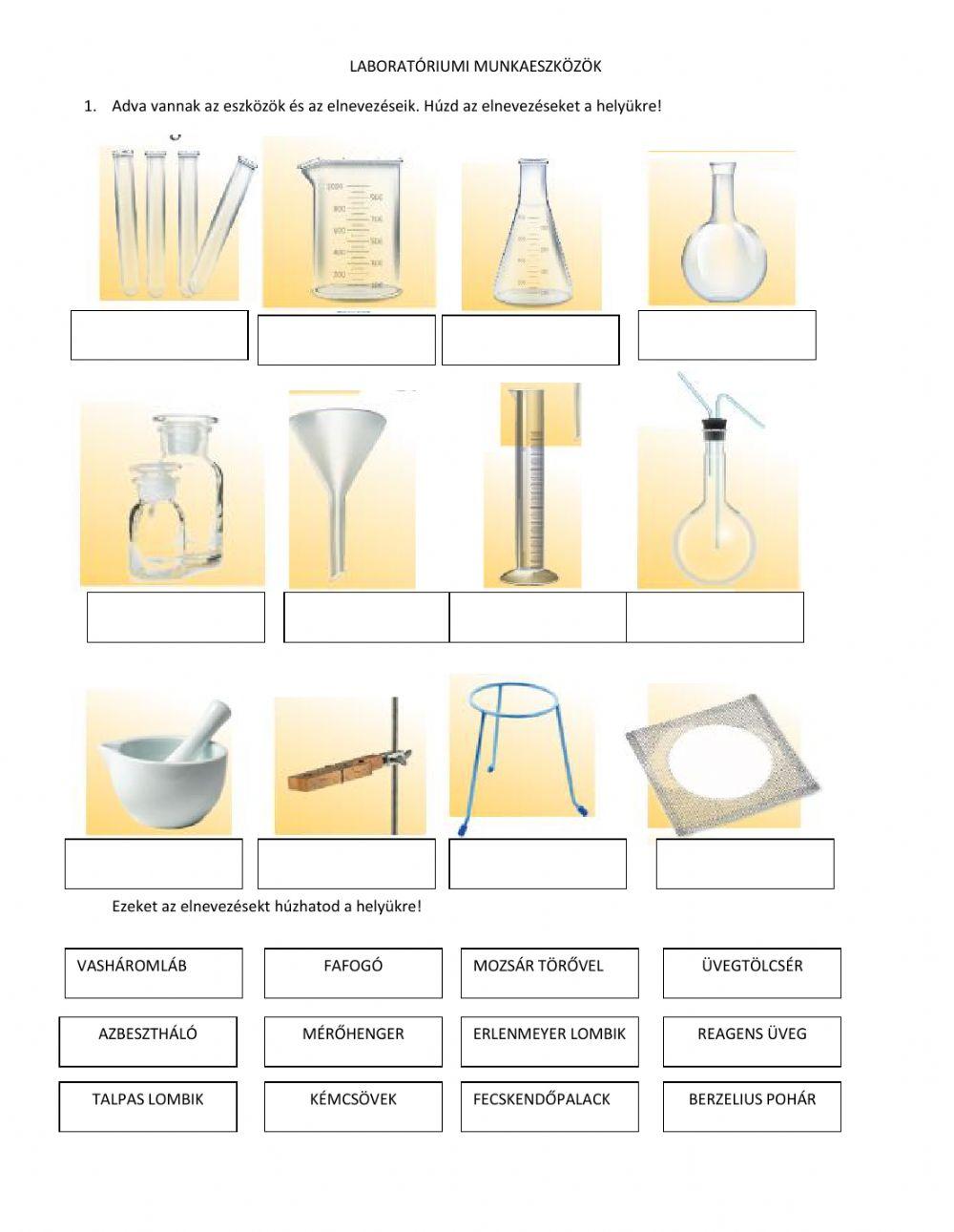 Kémiai laboreszközök