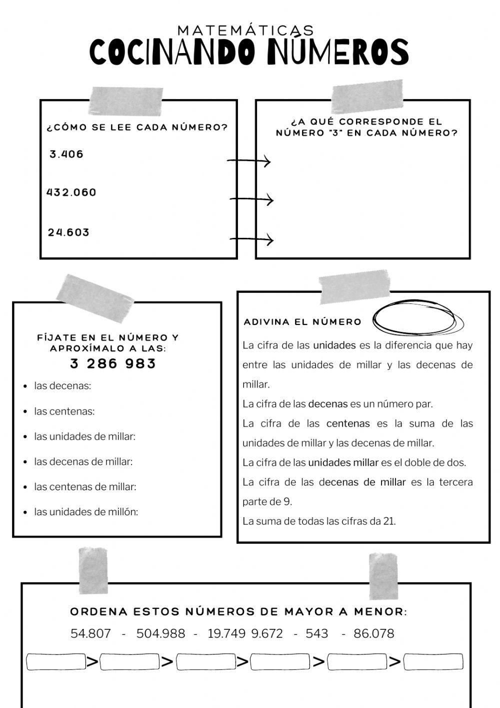 Cocinando números naturales