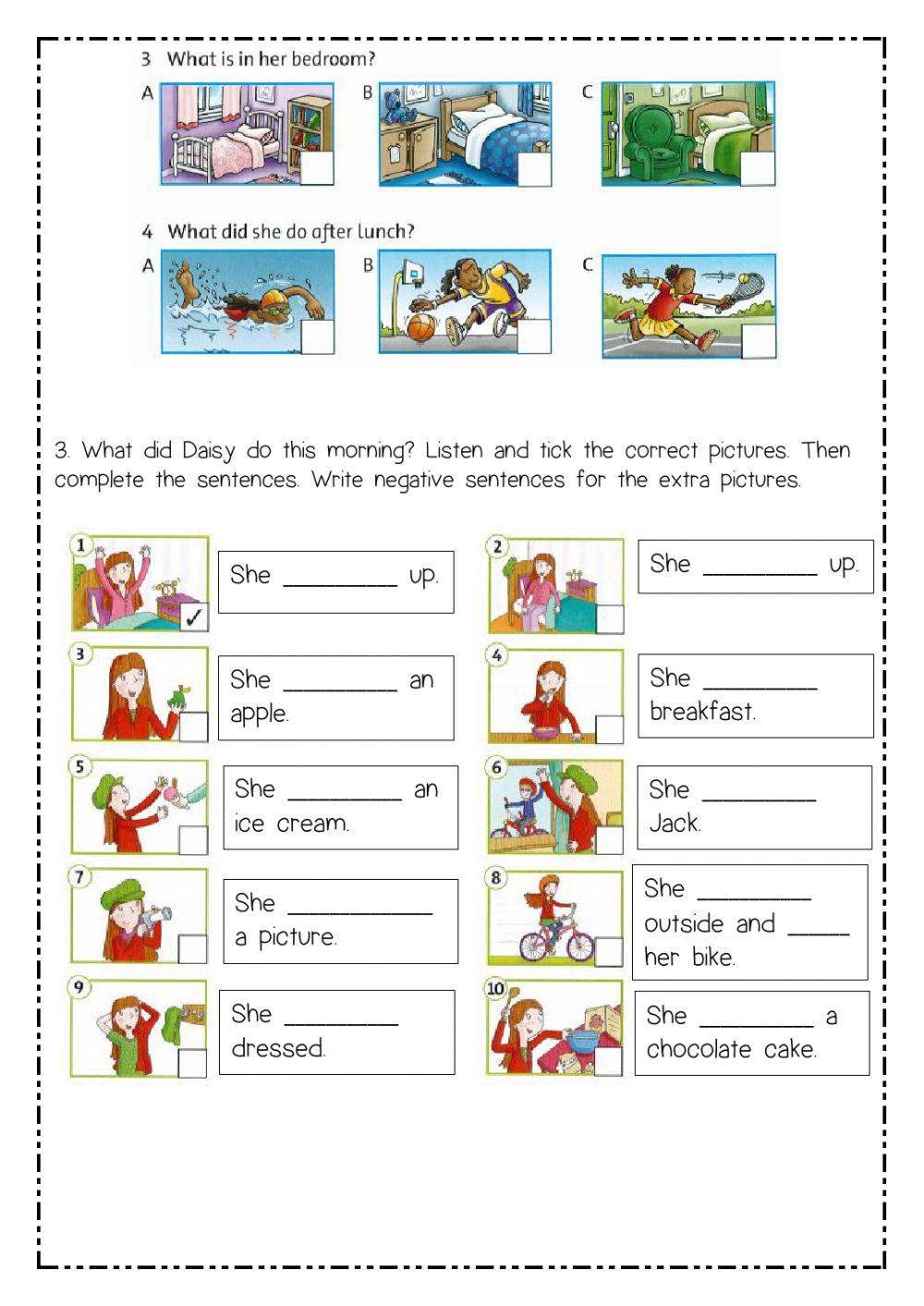 Listening exam 4th teens