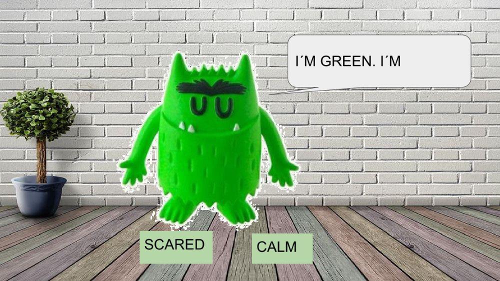 The color monster comic game