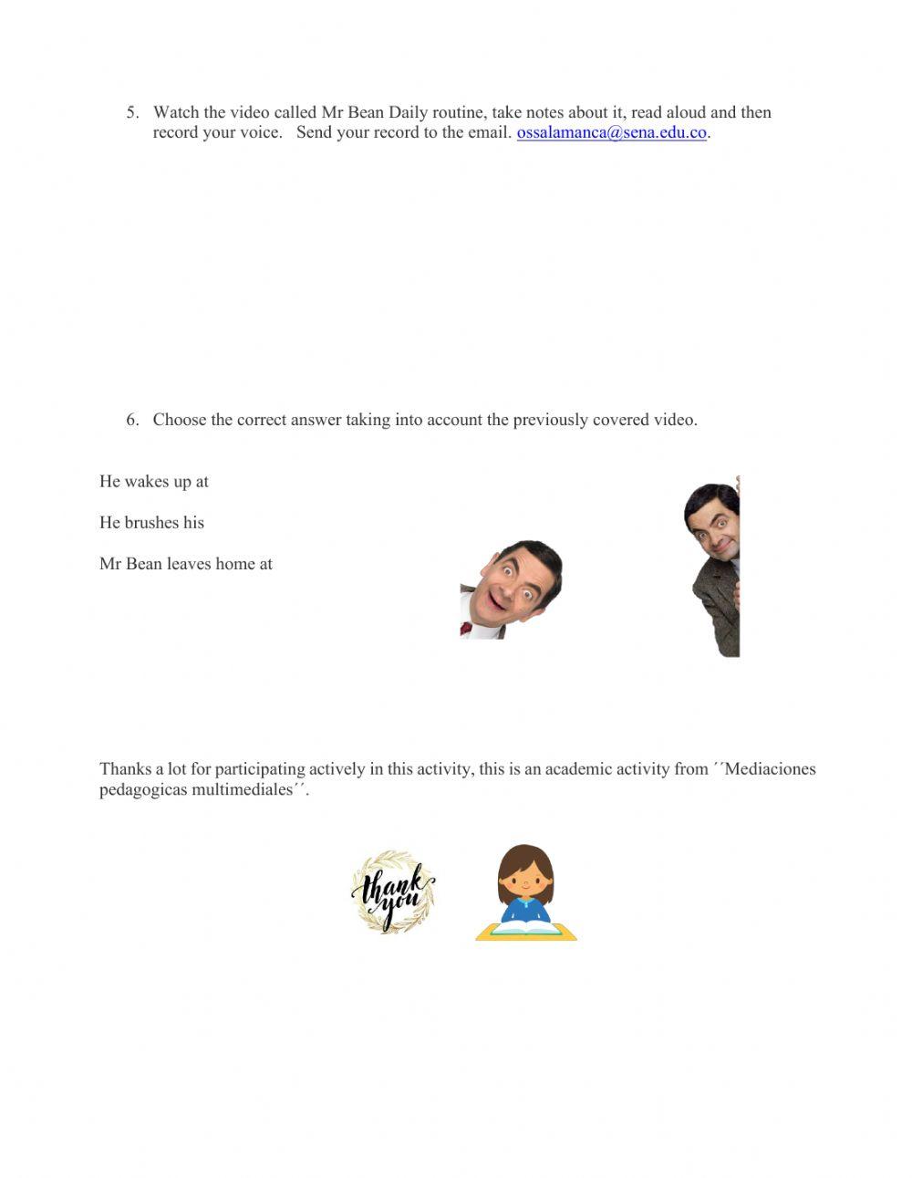 Simple present tense