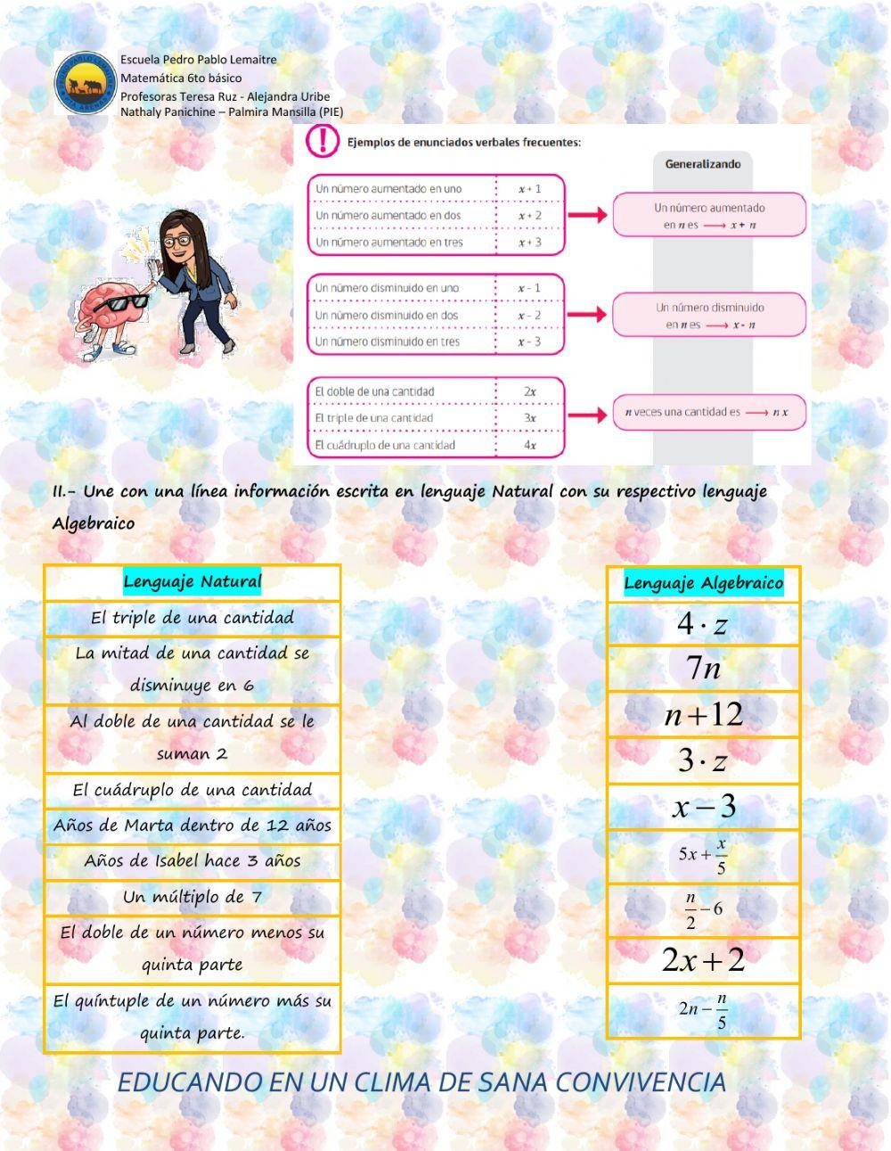 Algebra 6to unidad2 guia1