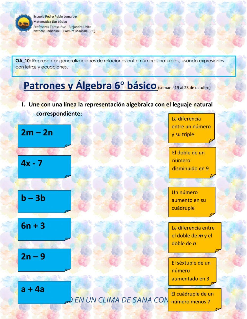 Algebra 6to unidad 2 guía3