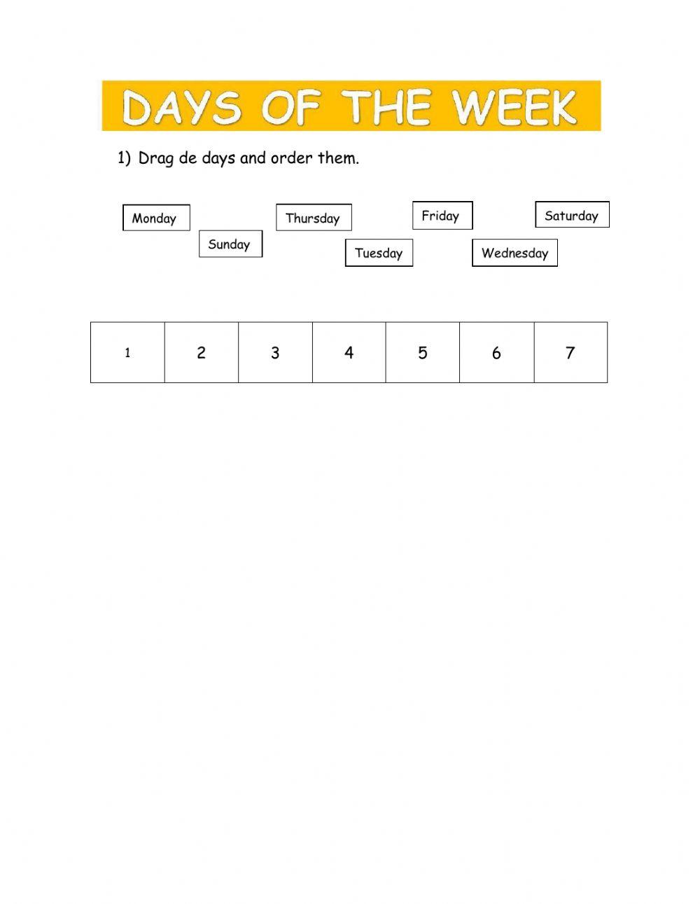 Month, Days, seasons