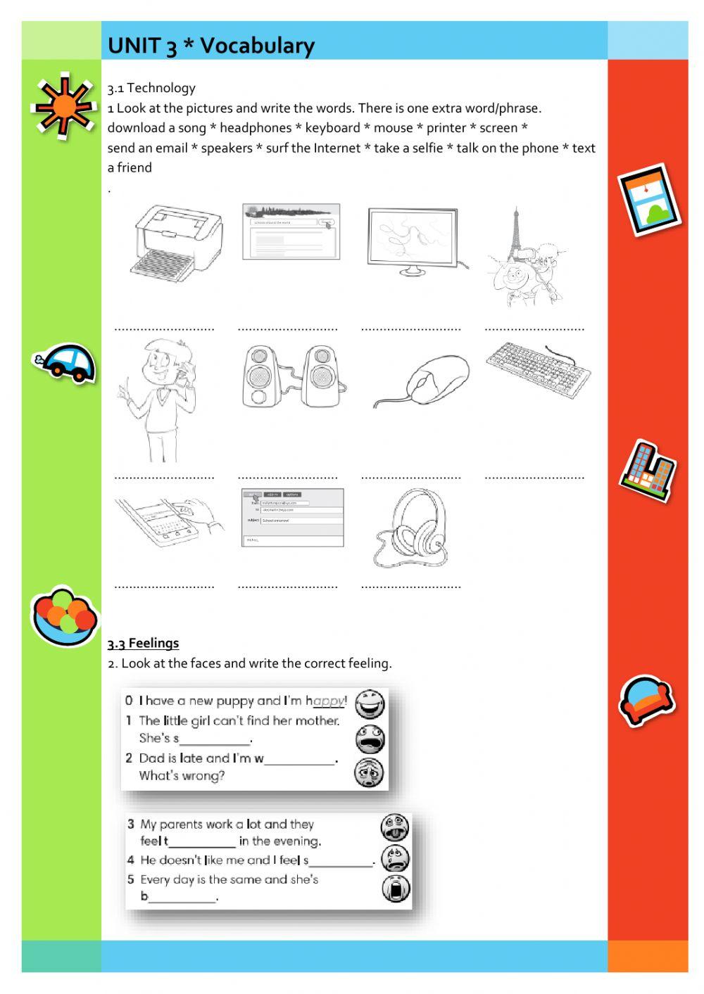 VOCABULARY Revision FE interactive worksheet Live Worksheets