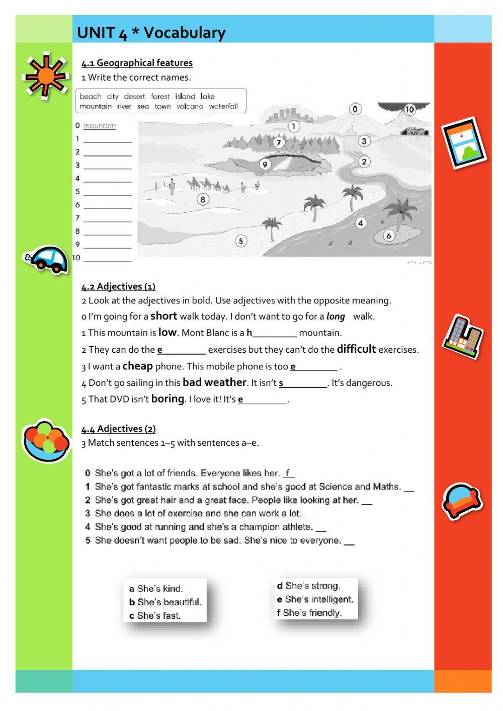 VOCABULARY - Revision FE