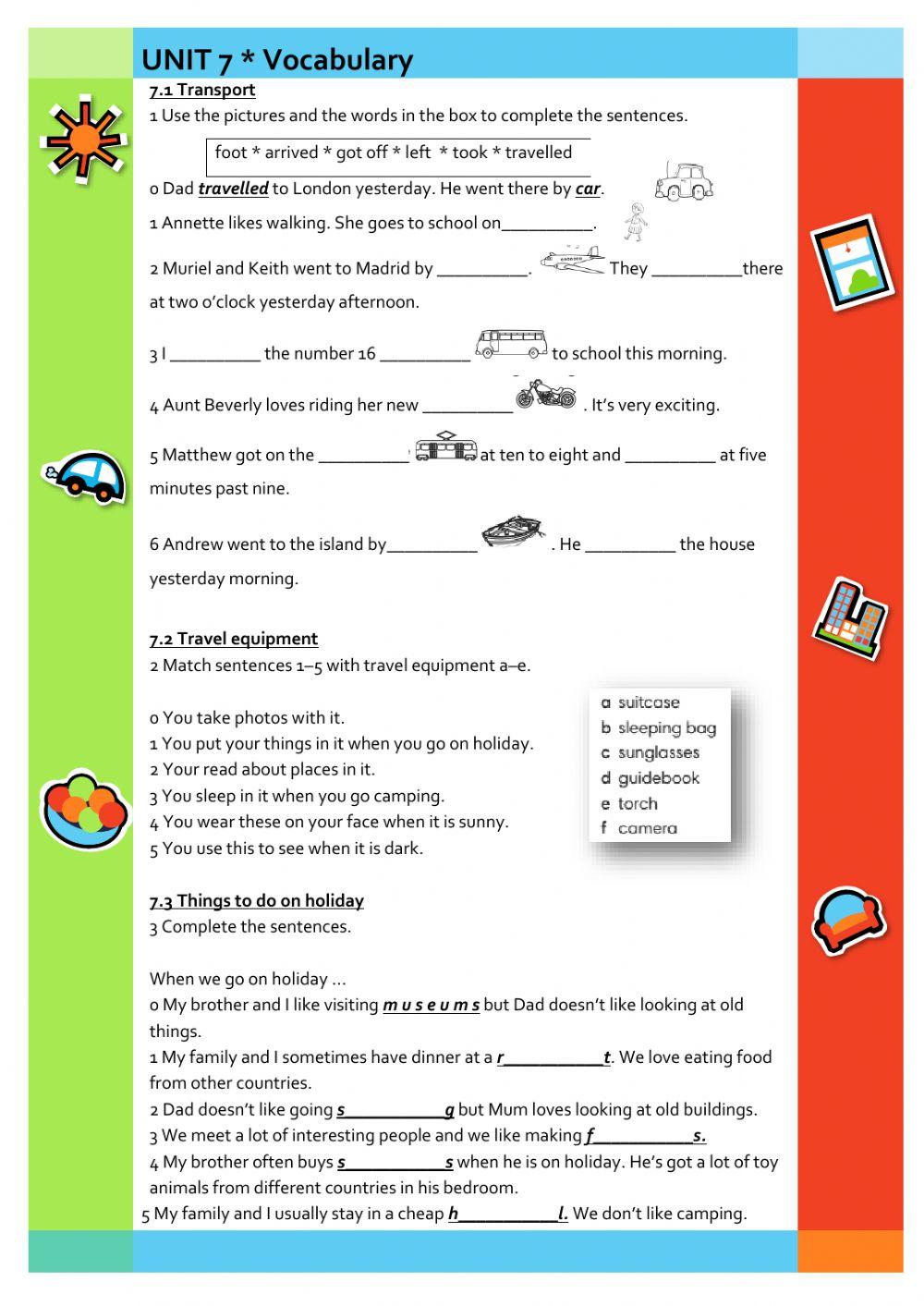 VOCABULARY - Revision FE