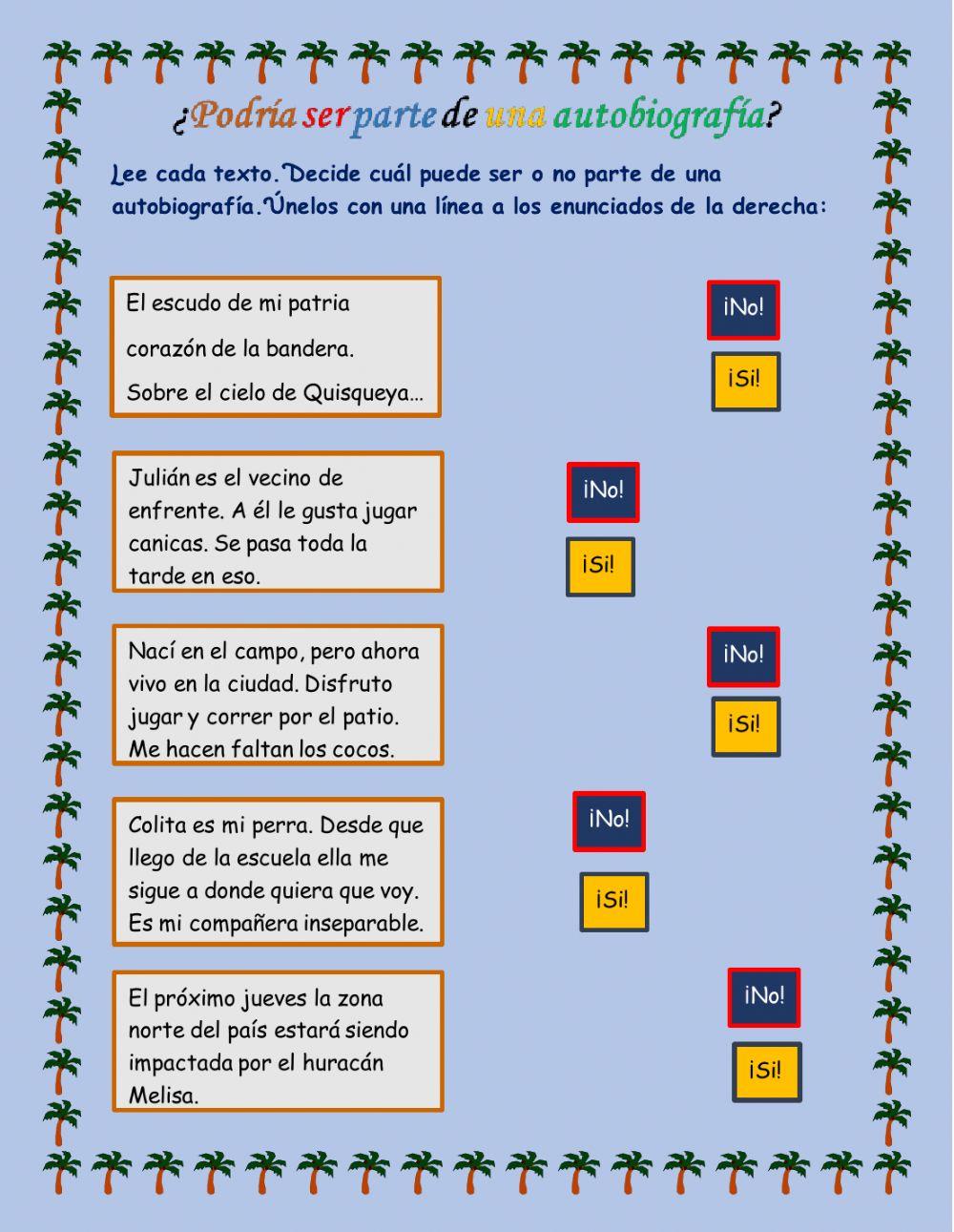 Textos de una autobiografía