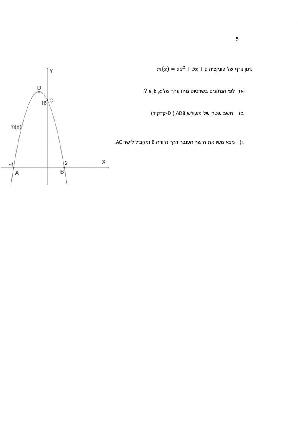 פונקציה ריבועית