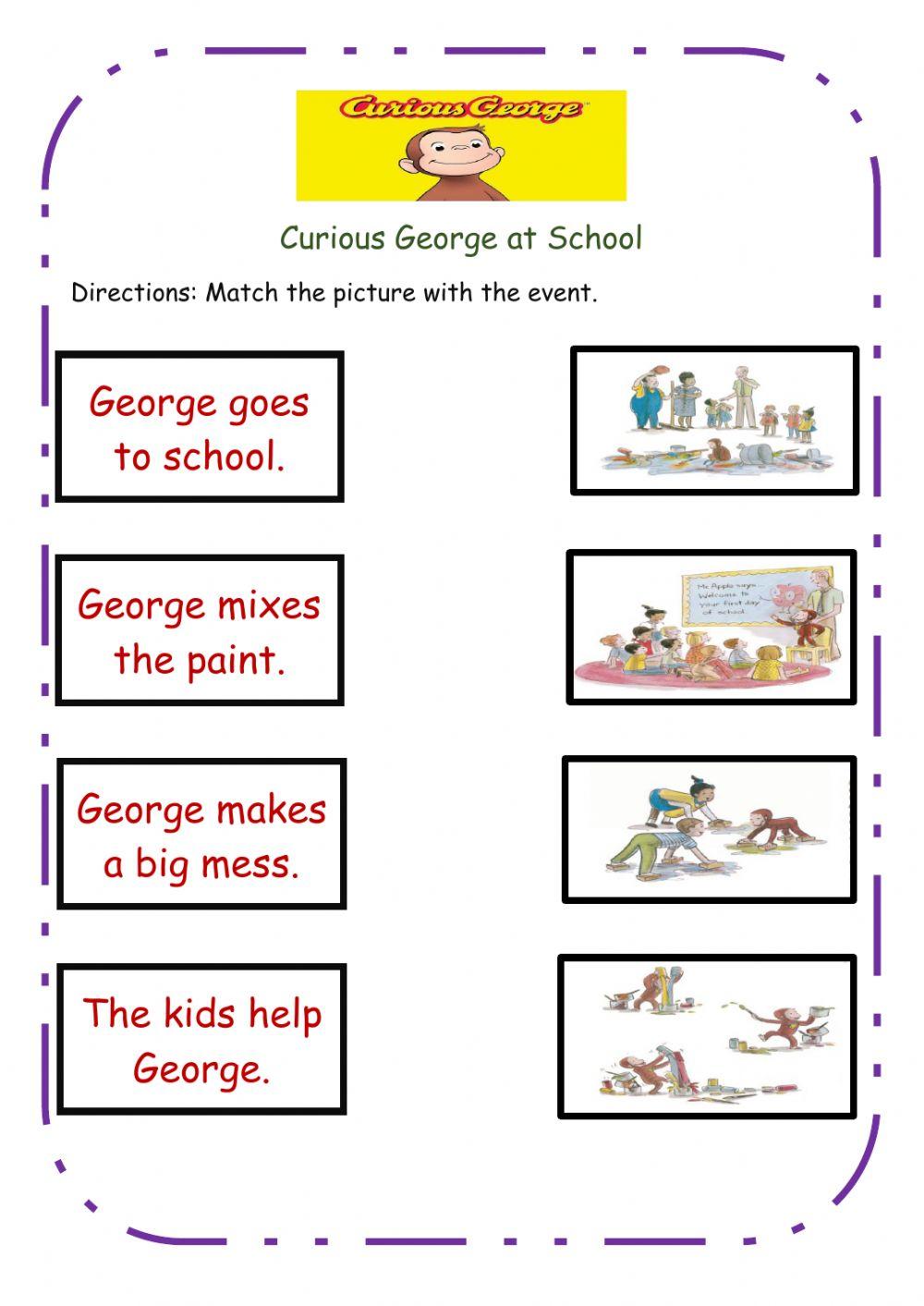 Curious George at School