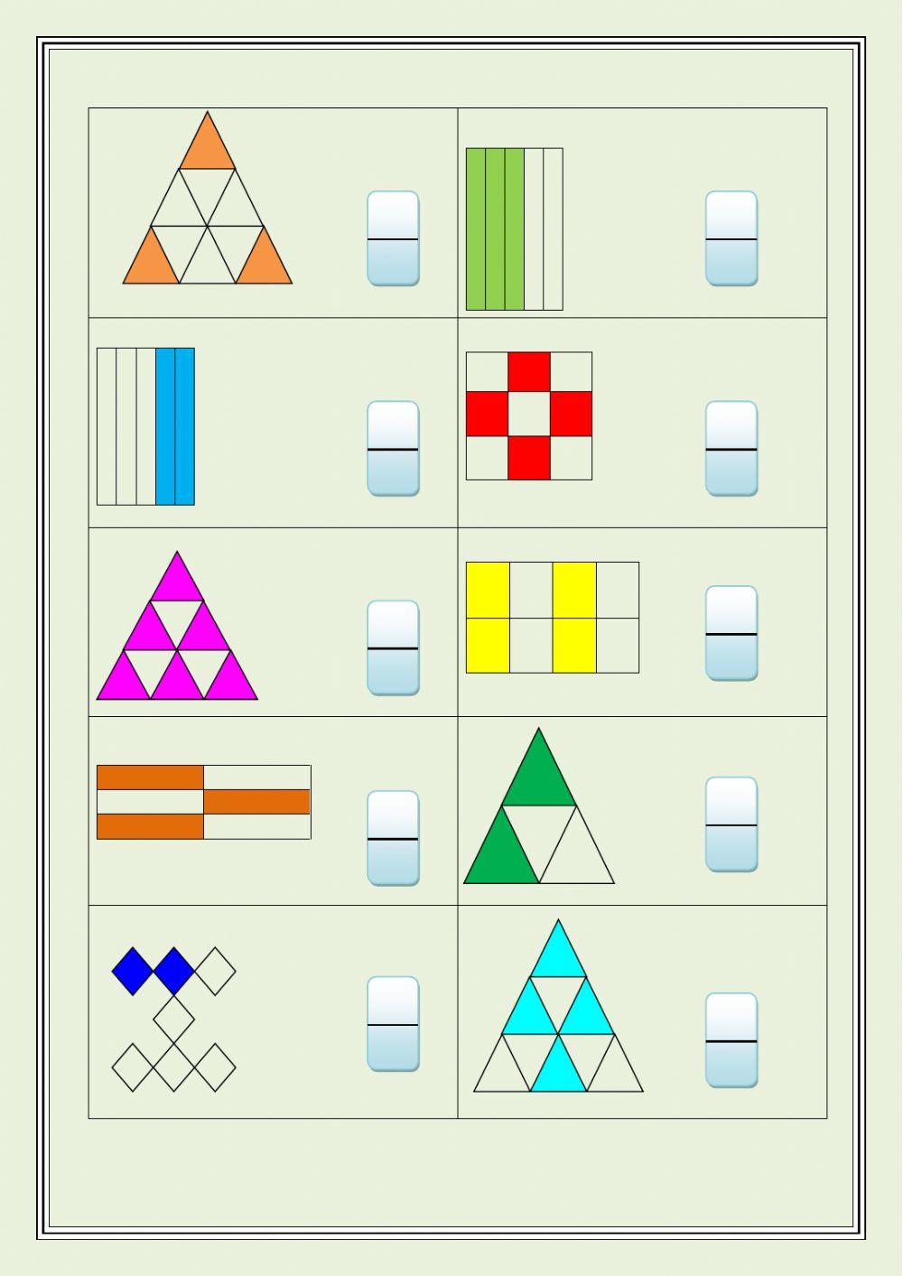 Обикновени дроби interactive worksheet | Live Worksheets