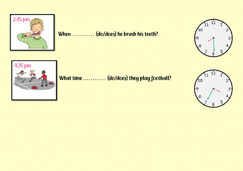 Taking about routines2