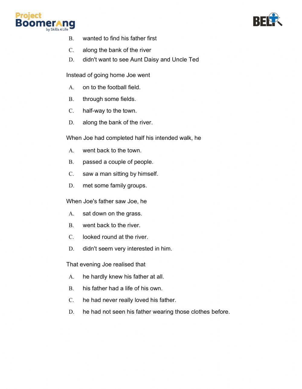 BELT Grammar Practice Part II