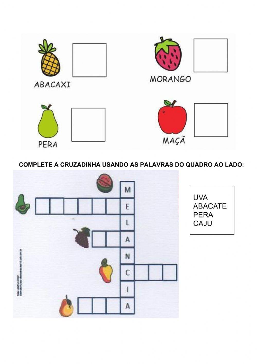 As frutas