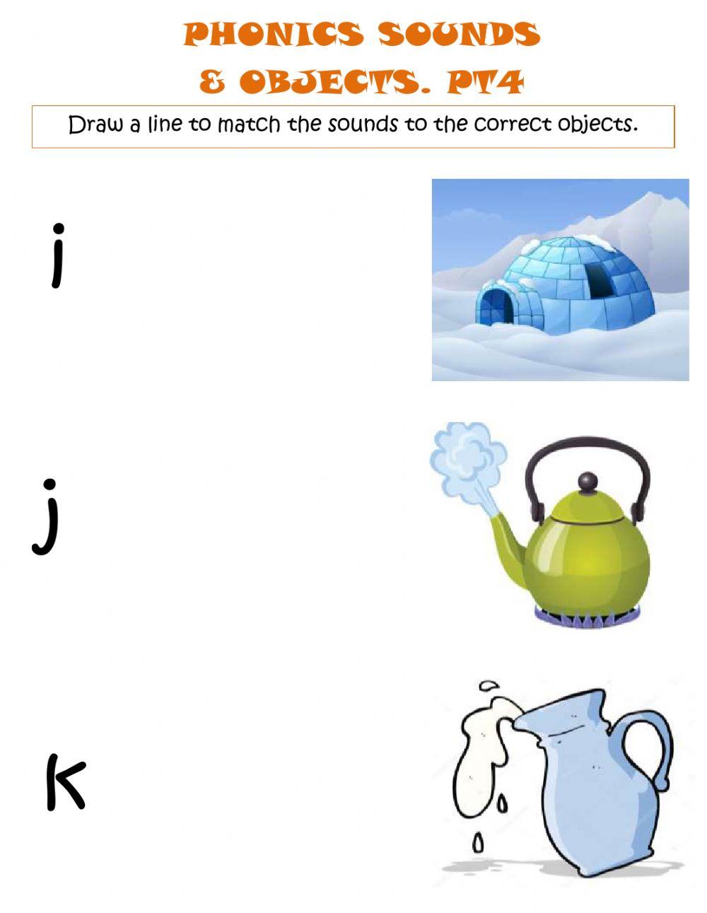 Phonic Sounds i, j & k