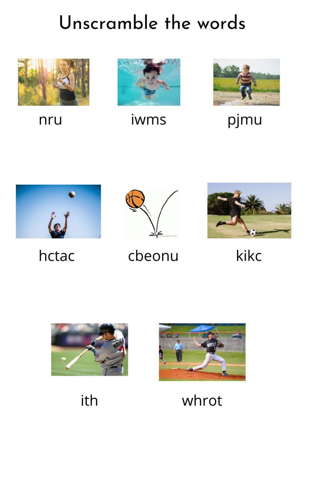 Action Verbs in Sports