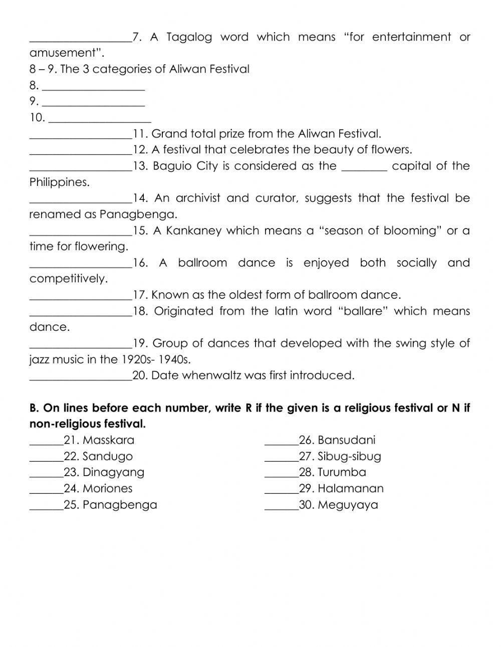First summative evaluation PE 9