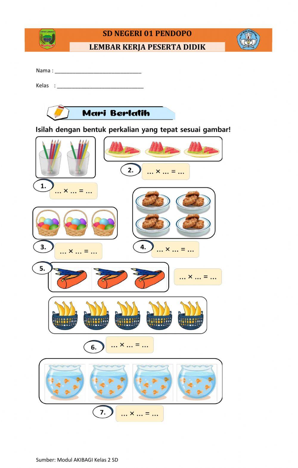 Perkalian (Tema 2 Subtema 1)