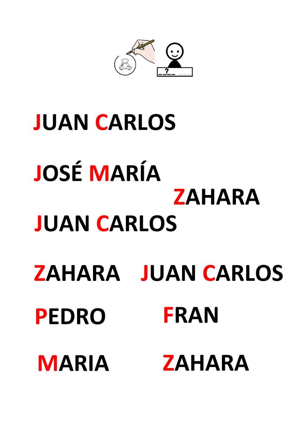 Evaluación inicial Juan Carlos