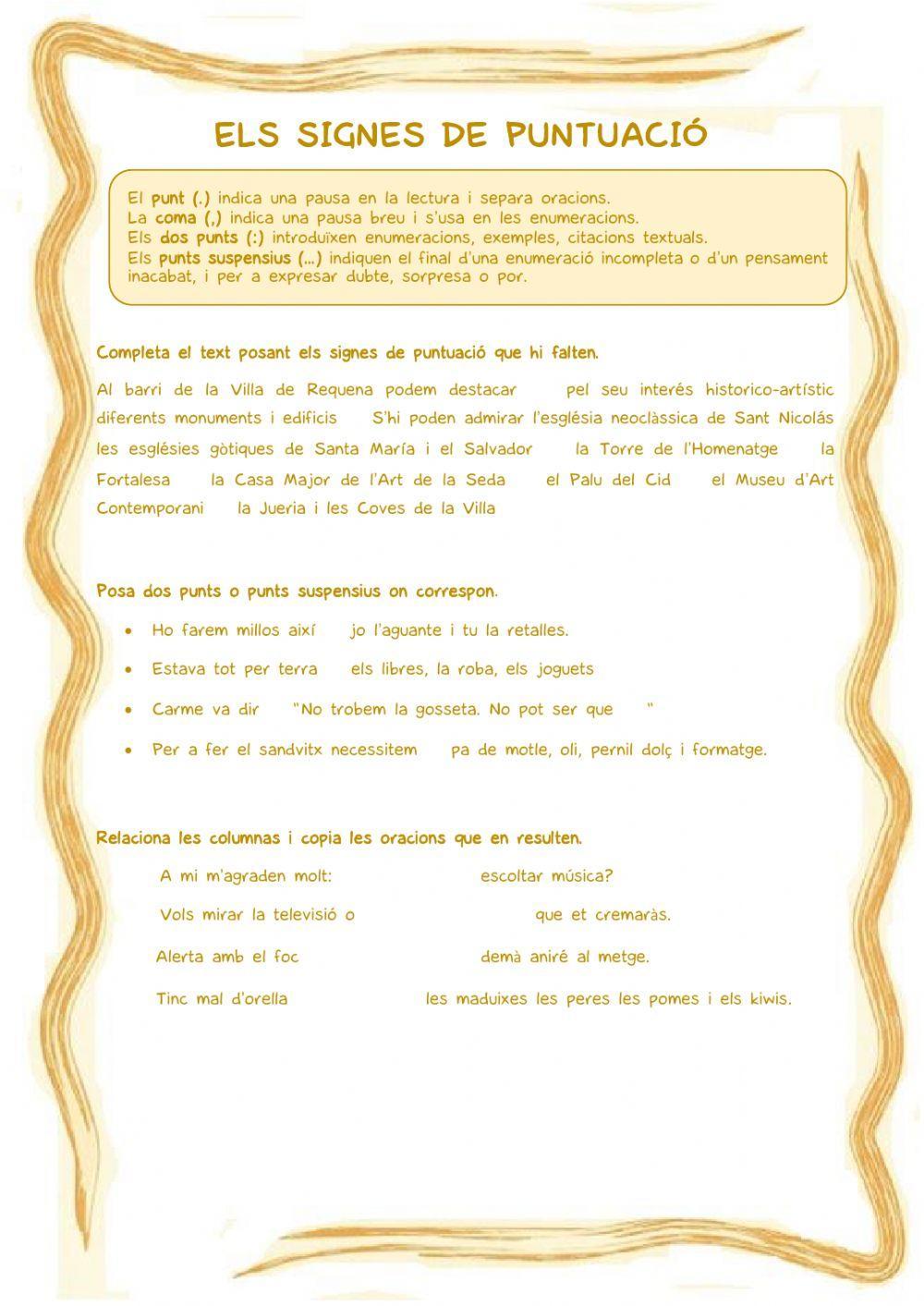 Signes de puntuació