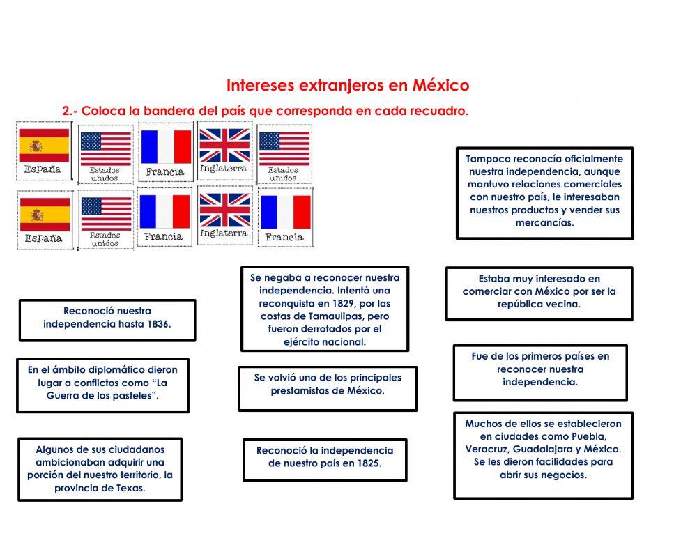 Intereses extranjeros en mexico