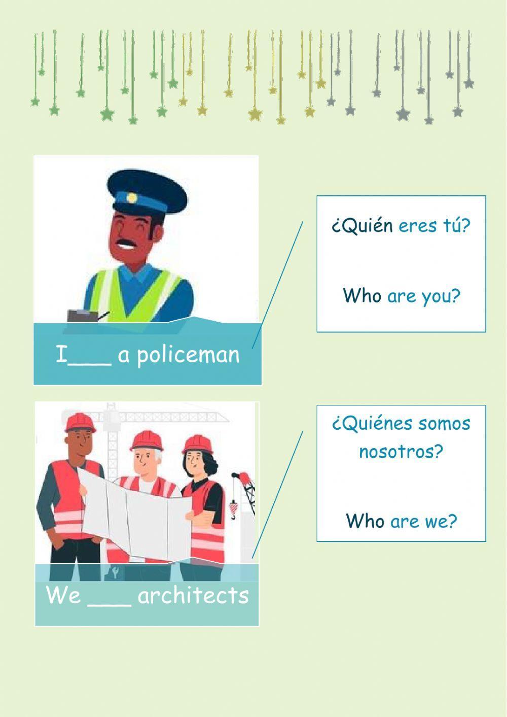 Verb to be exercises