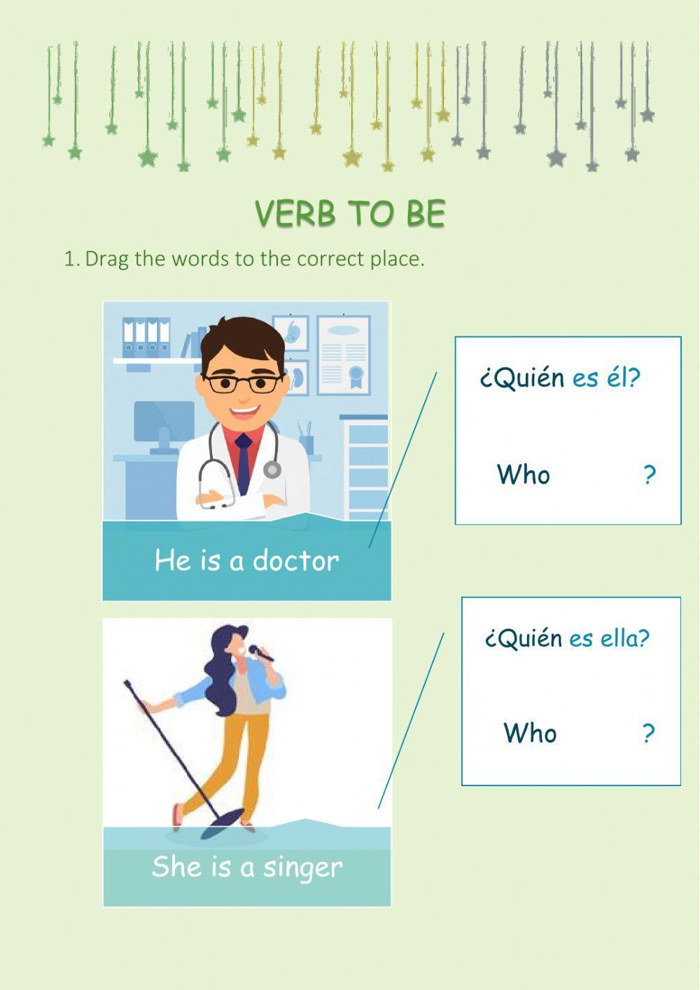 Verb to be exercises