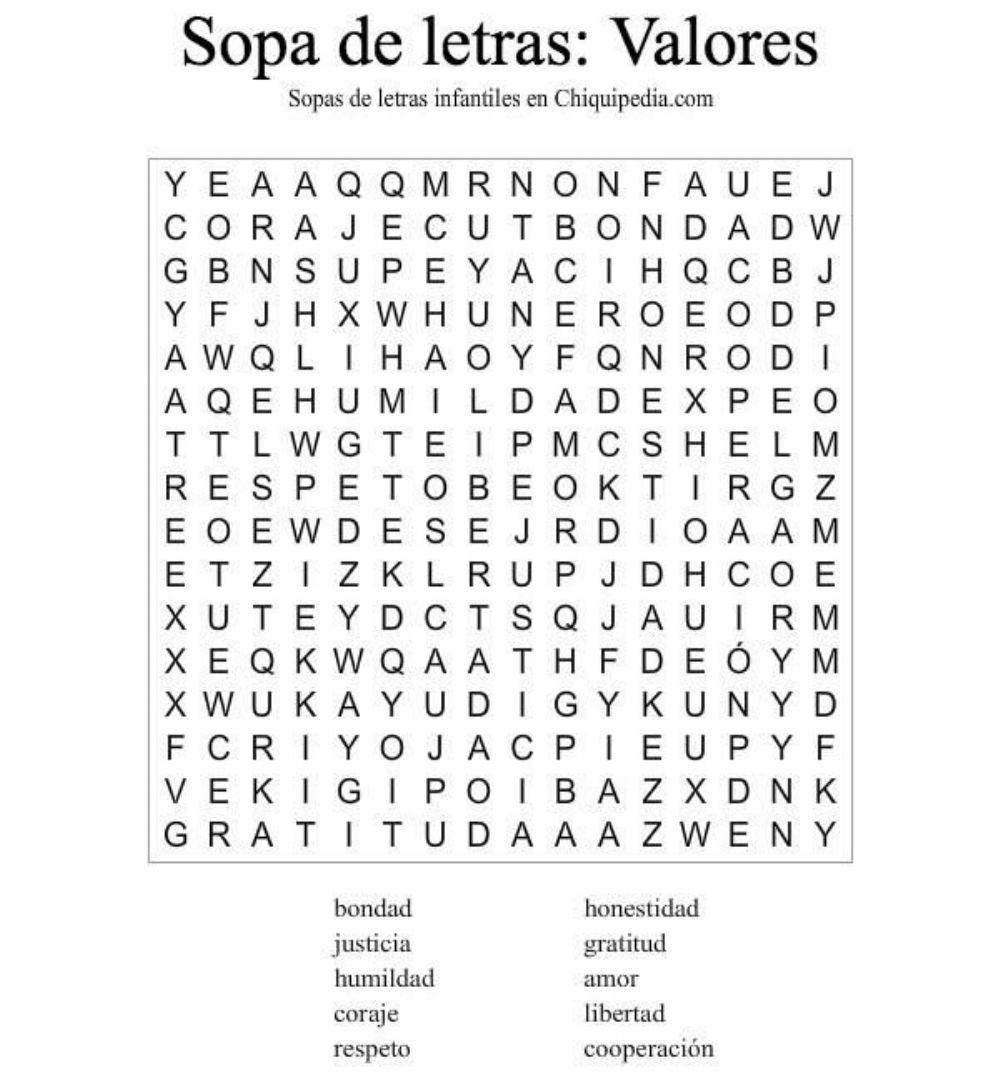 Sopa de letras