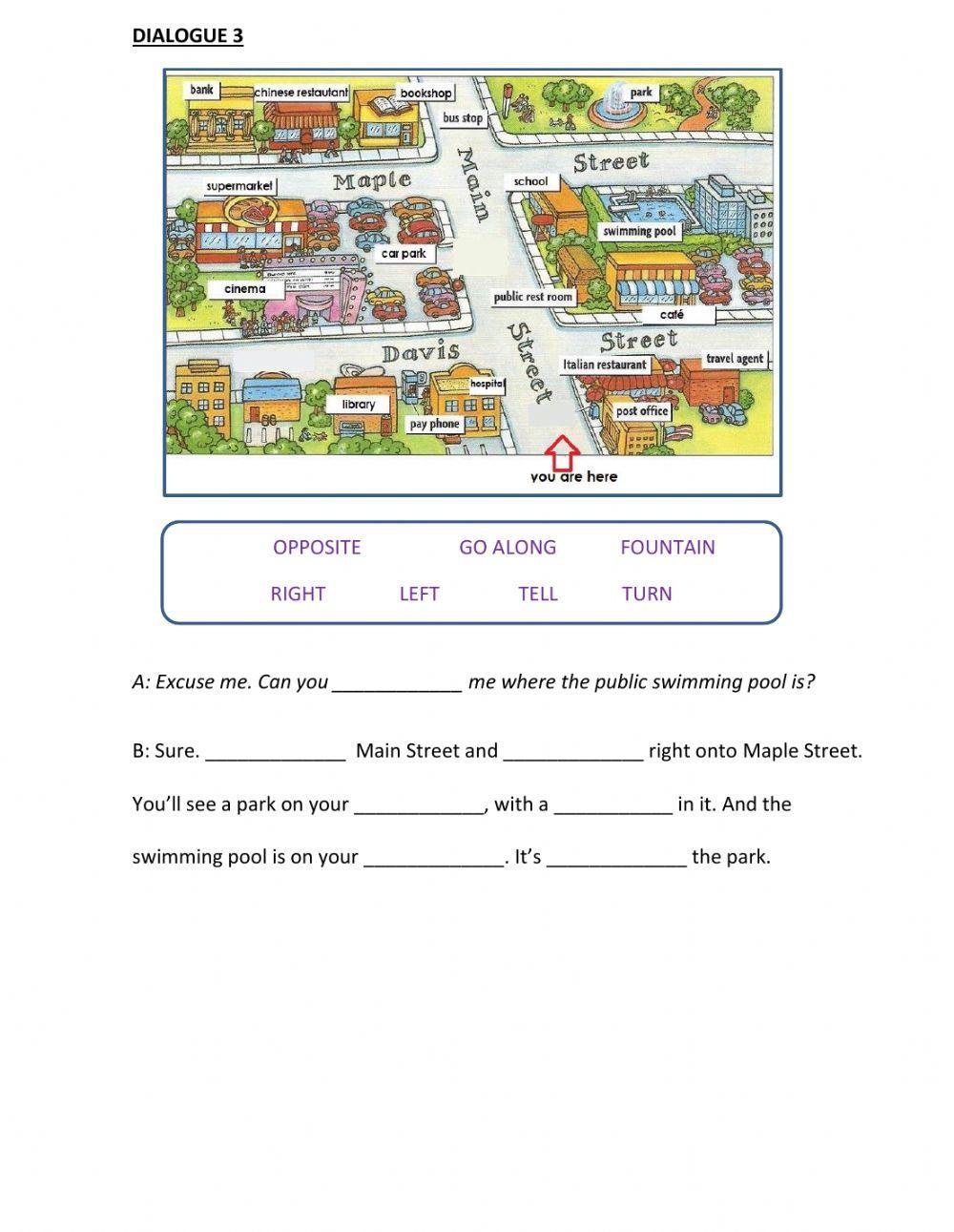 Aking and giving directions - complete