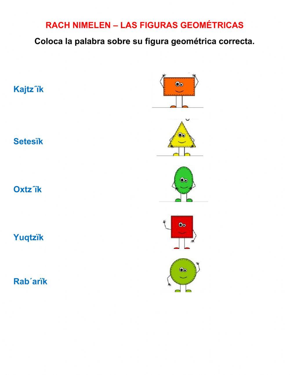 Figuras Geométricas en Kaqchikel