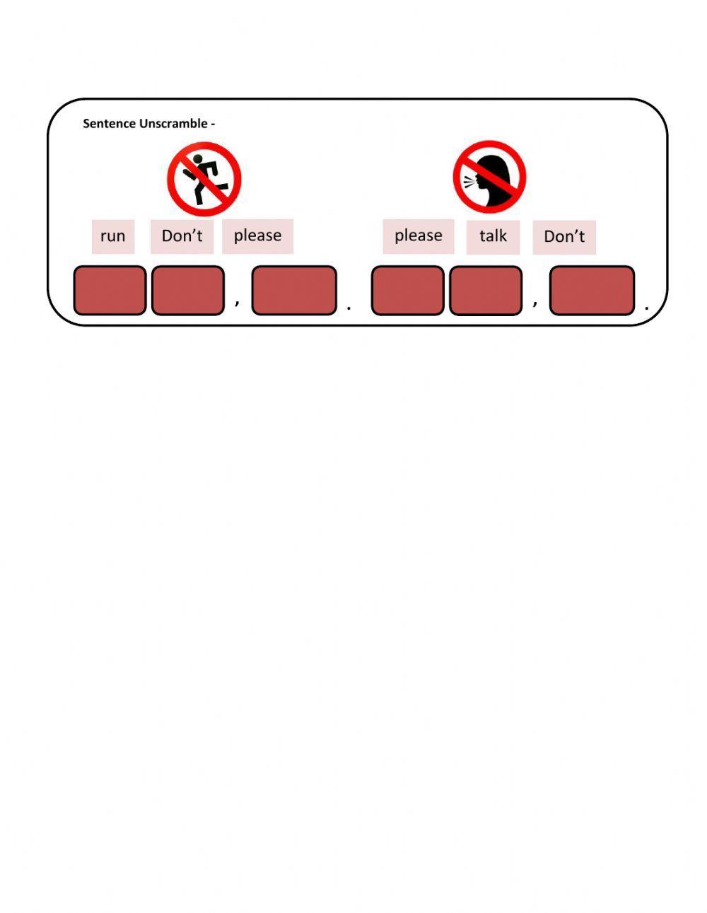 Lesson 8: Don't Run Please