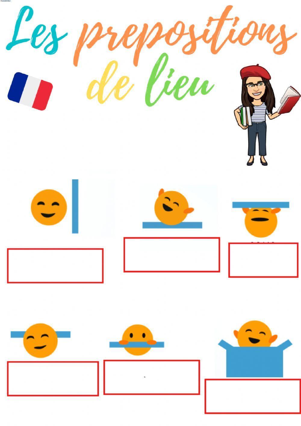 Sur sous dans derriere