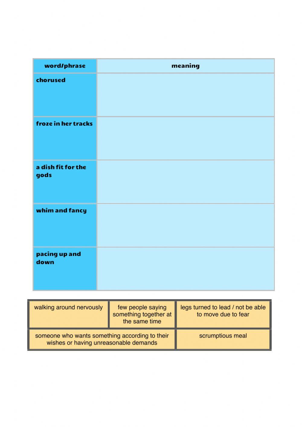 Vocabulary workbook p2 Part K