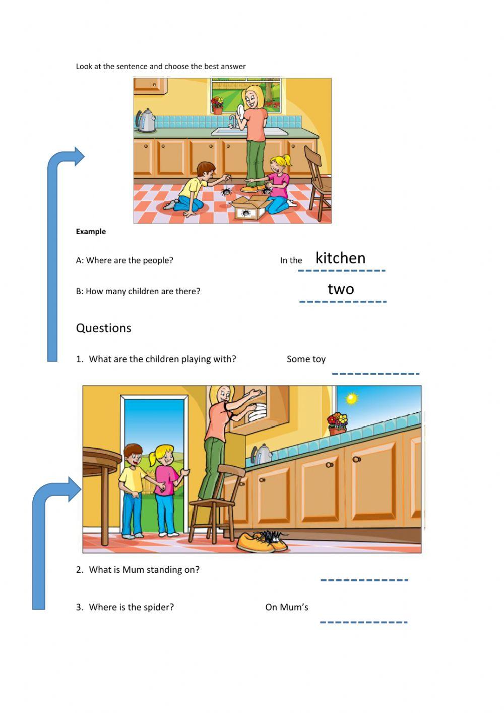 in-the-kitchen-online-exercise-for-1-live-worksheets