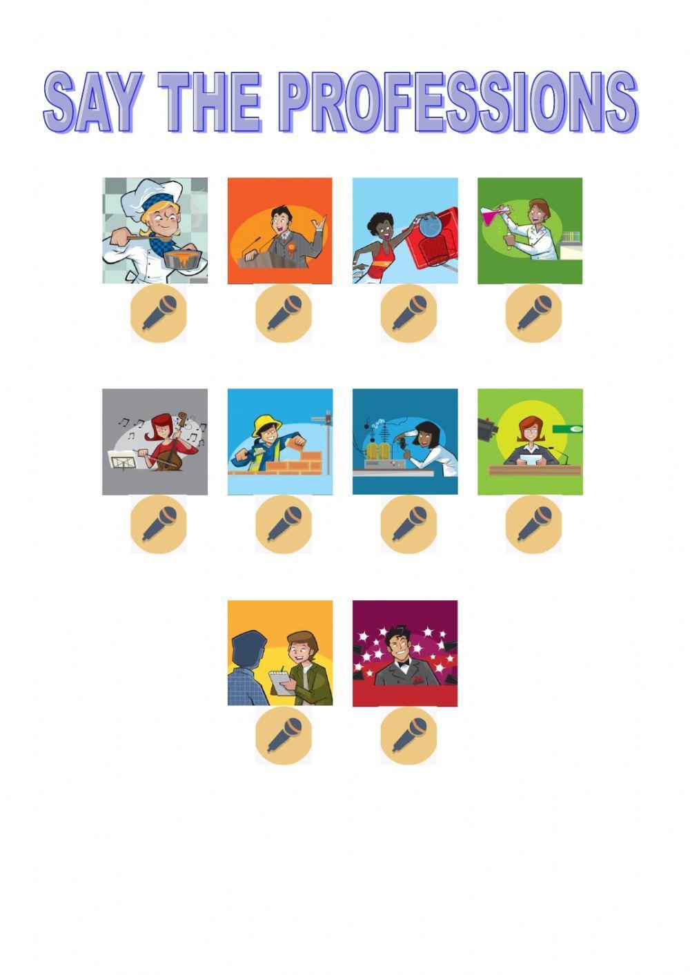 Say the professions tiger team 5 macmillan