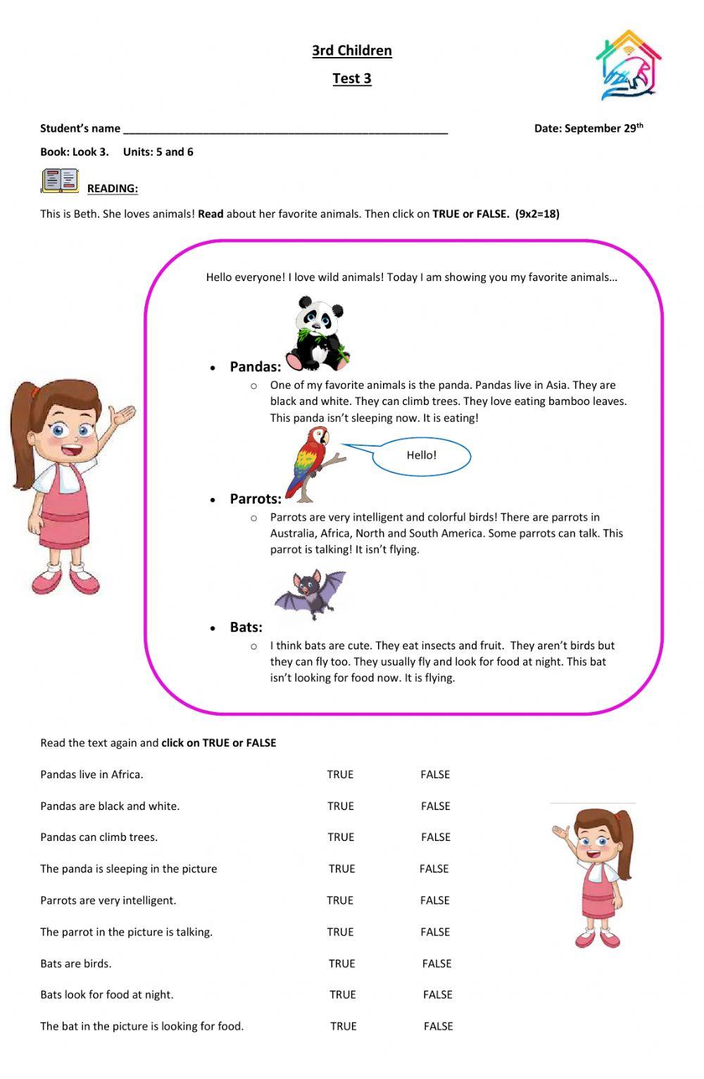 TEST 3 -  3rd Children