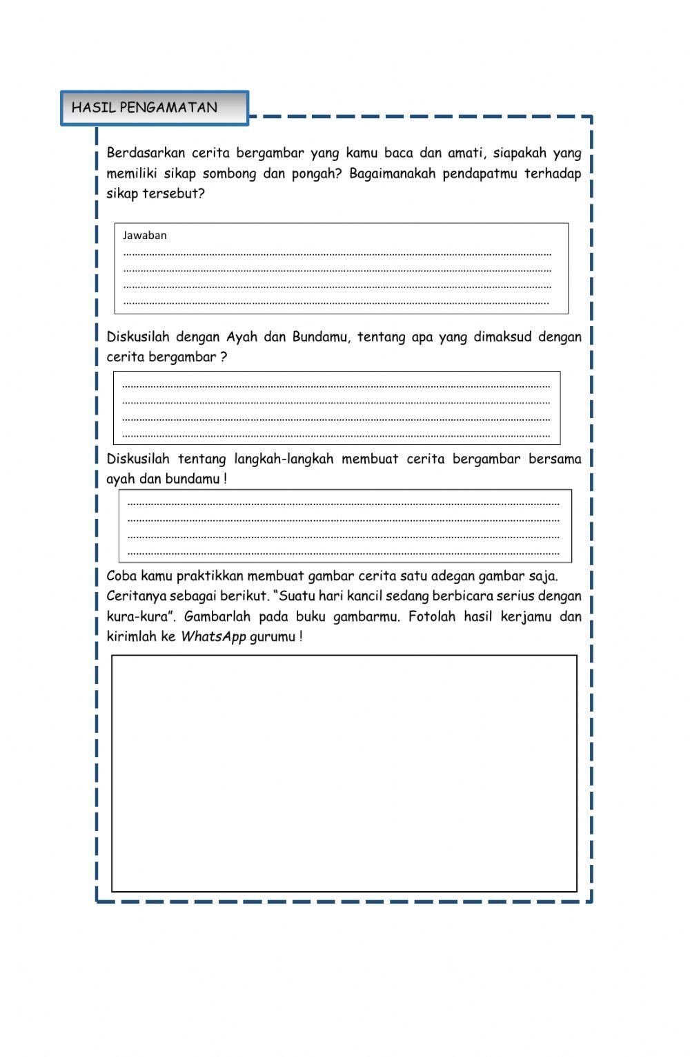 LKPD kelas 5 Tema 4 Subtema 3 Pembelajaran 2
