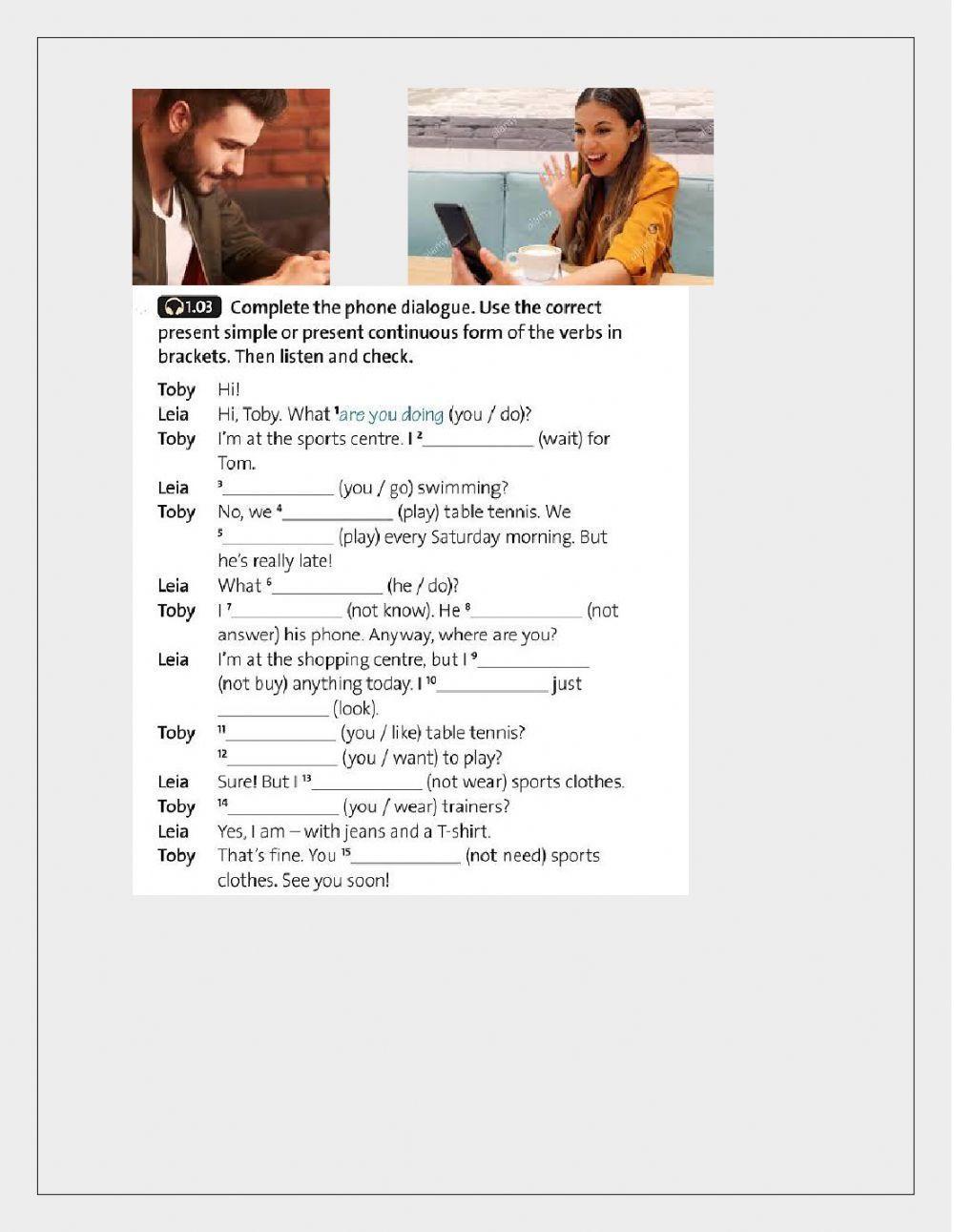 Conversation with friends