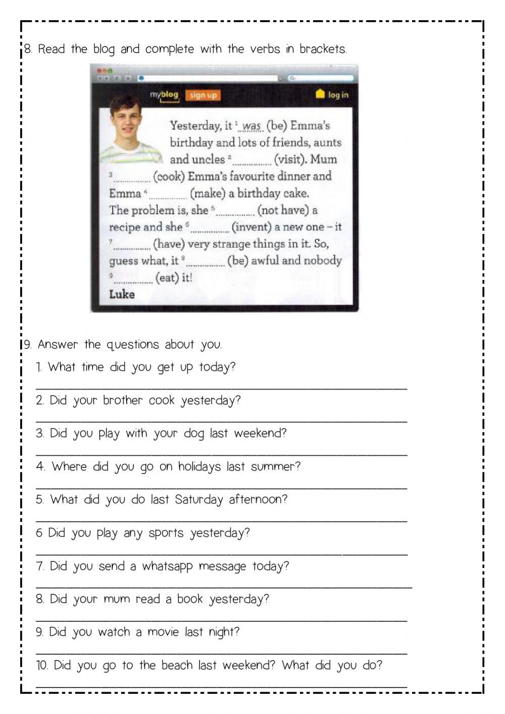 Grammar and VOcabulary 4th teens