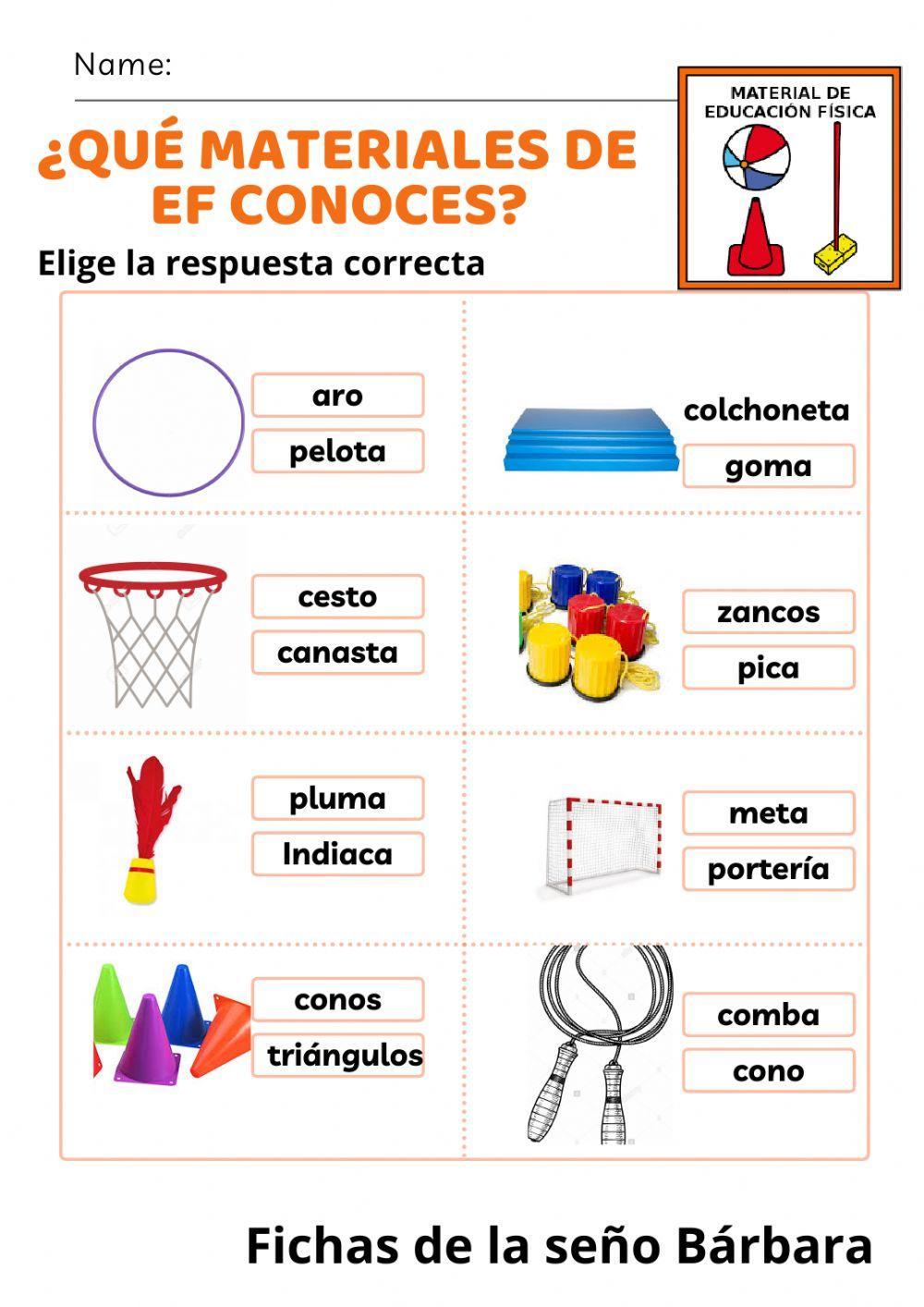 Materiales Educación Física