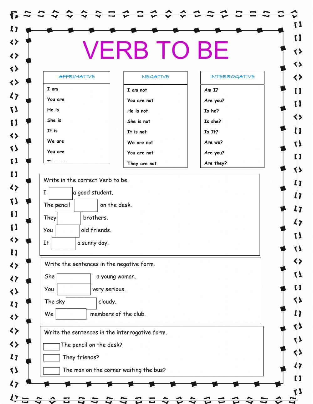 Verb to be